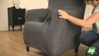 How to Put a Wing Chair Cover Easily