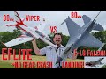 E-flite Viper 90mm vs F-16 80mm: Crash & Repair 🚀