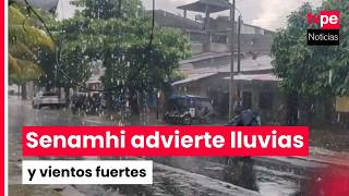 Temperaturas en Lima y alertas por lluvias y vientos del Senamhi