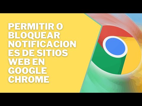 ? Cómo permitir o bloquear notificaciones de sitios web en Google Chrome en Windows ??