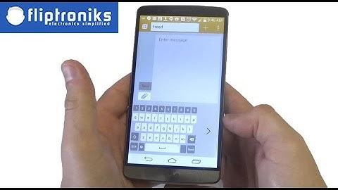 LG G3 Tips: How To Use One Handed Or Split Keyboards - Fliptroniks.com