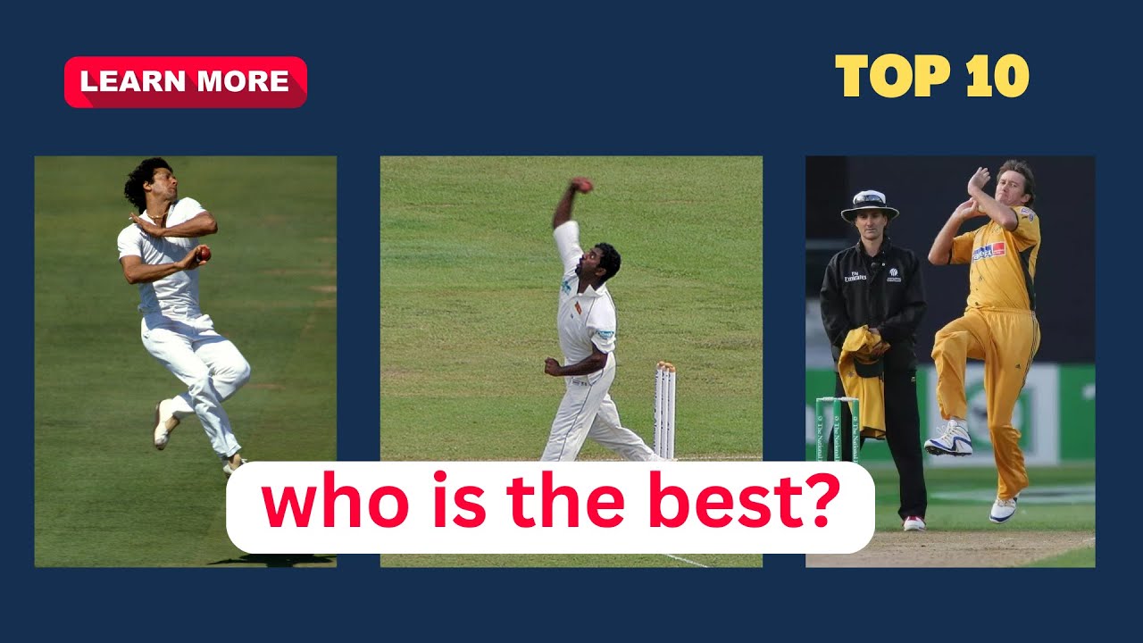 10 Best Cricket Bowlers of ALLTIME!! YouTube