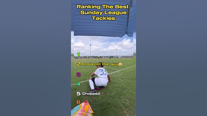 Ranking The Best Sunday League Tackles