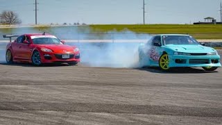 Drifting The Rx8 -Raw Clips - Swivel Mount Gopro - Sidewayz Sinclair Straight Line Error