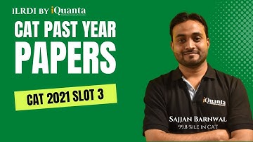 iLRDI - Javelin Throw | Previous Year Paper | CAT 2021 | Slot: 3 | Set: 2 | iQuanta