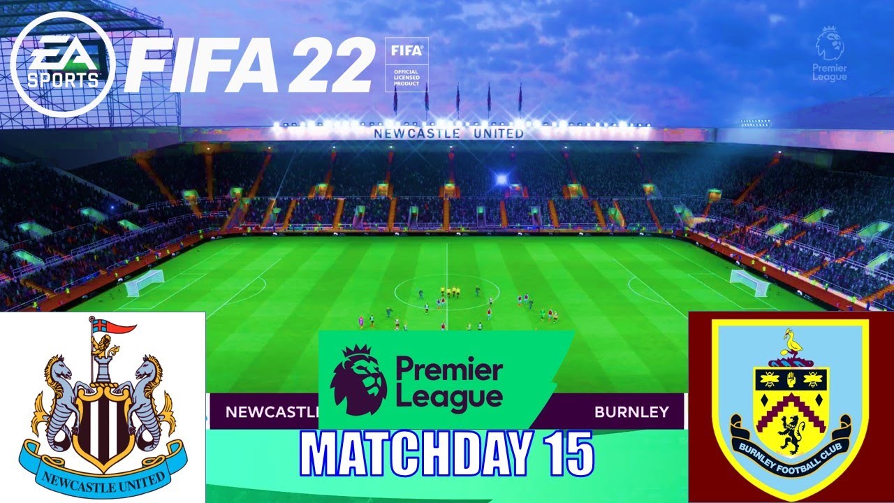 FIFA 22 - Newcastle United vs Burnley  Premier League 2021/22 Matchday 15 | Next-Gen Gameplay