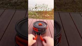 Premium Camping Cooking Set ! #campinggear #outdoorkitchen #hikingessentials #ecotravel
