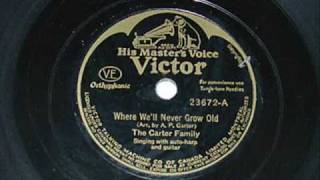 Where We'll Never Grow Old Carter Family chords