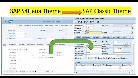 How to change SAP theme? | SAP S4hana theme to SAP ECC theme | How to covert to SAP Classic theme?