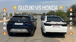 FRONX TURBO VS HONDA CITY: DRAG RACE⚡️