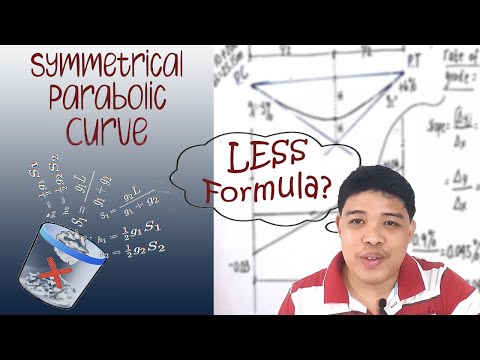 Symmetrical Parabolic Curve | no Formula | Calculator Technique