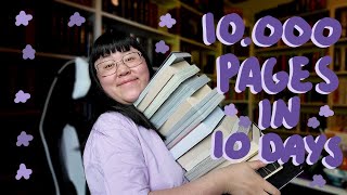 I Read 10.000 Pages in 10 Days for My 10th Anniversary 🥳