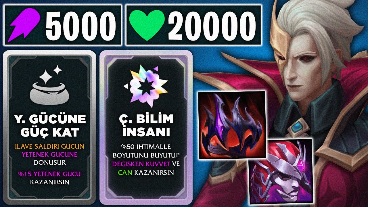 5000 AP 20000 CAN TANK ERİTEN VLADİMİR! | LOL ARENA | Zegabon