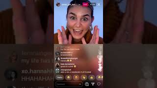 Millie and Grace’s Seven Saturday Instagram Live 09/01/21