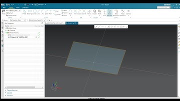 NX 1926 New sketch - Cách mở chế độ Sketch mới