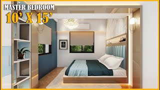 Bedroom Interior Design 10x15 feet Walkthrough #bedroomdesign #interiordesign #bedroom #bedroomdecor screenshot 1