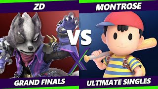 S@X 484 GRAND FINALS - ZD (Wolf) Vs. Montrose [L] (Ness) Smash Ultimate - SSBU
