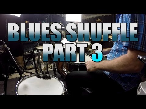Drum Lessons - Blues Shuffle - Part 3