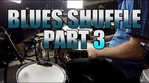 Drum Lessons - Blues Shuffle - Part 3