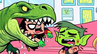 Dino Bite - Teen Titans Go: Training Tower [Cartoon Network Games] screenshot 1