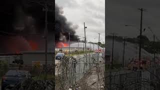 LRFD: Goldman Recycling fully engulfed, 1701 E 14th St., Little Rock.