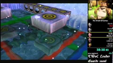 Crash Bandicoot: The Wrath of Cortex [PS2] - Speed Run in 1:25:57 (Live Commentary)