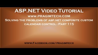 Information Solving the problems of asp net composite custom calendar control   Part 115 Guide