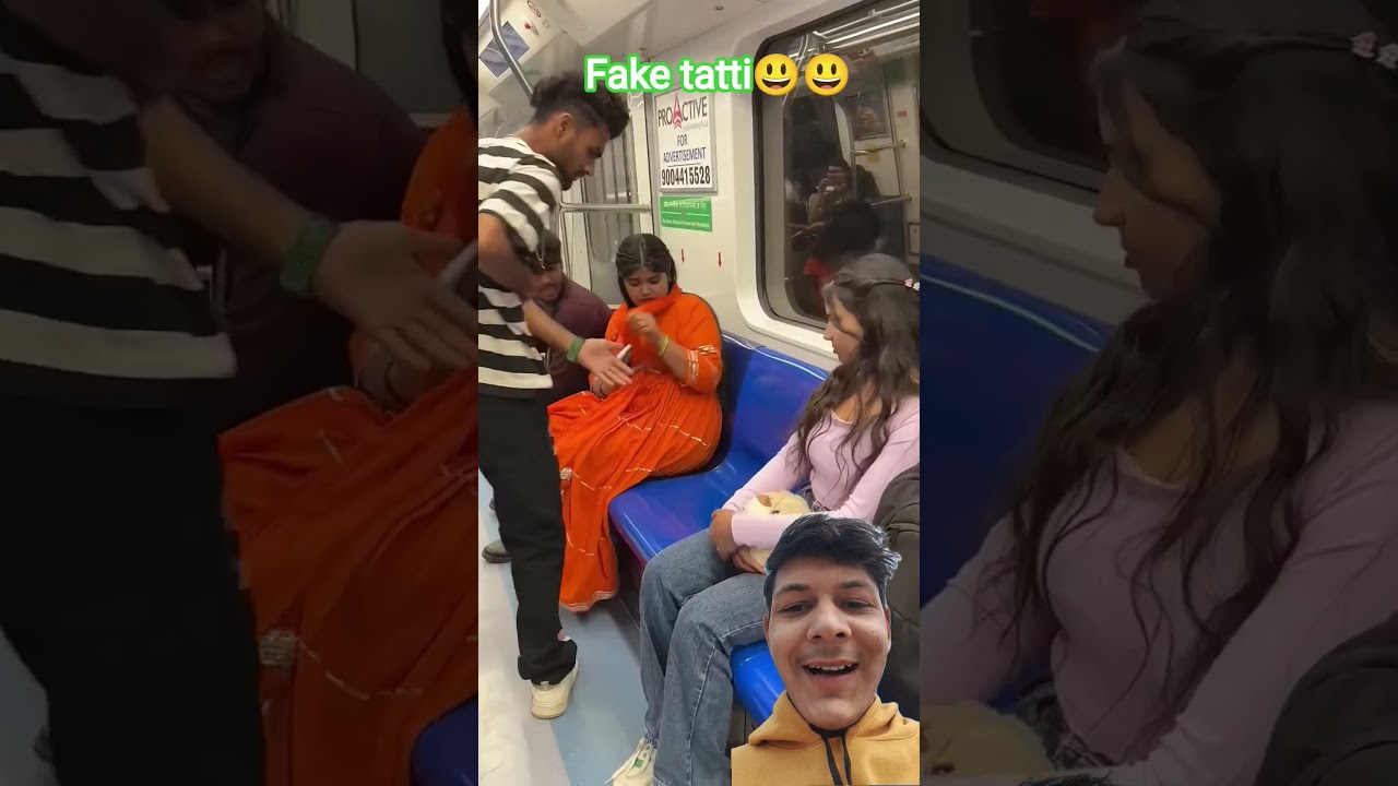 Fake taati prank 😃😃(सीट लेने का तरीका) 