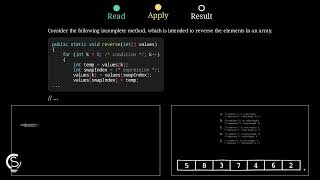 2024 AP CSA MCQ Question 34 - Array Reversal Logic