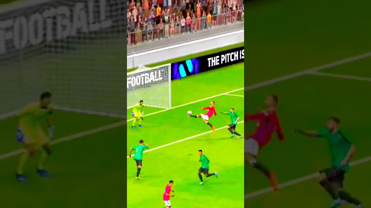 What a bicycle goal. 