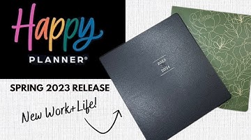 New Work+Life Planner & Deluxe Cover | Flip Thru | Happy Planner | Spring 2023 Release