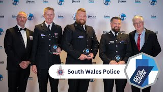 Police officers form chain to save woman falling from cliff - Police Bravery Awards 2023