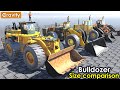 Bulldozer size comparison