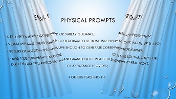 Prompting & Prompt Fading