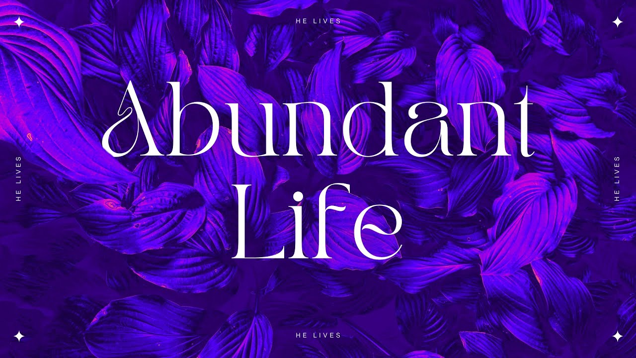 Pastor Alan - Abundant Life Part 2 - YouTube