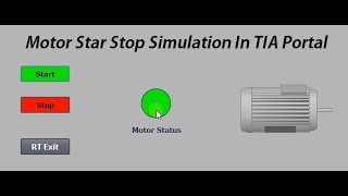 Motor Start Stop Basic Ladder Diagram and Simulation By S7-1200 PLC Using TIA Portal