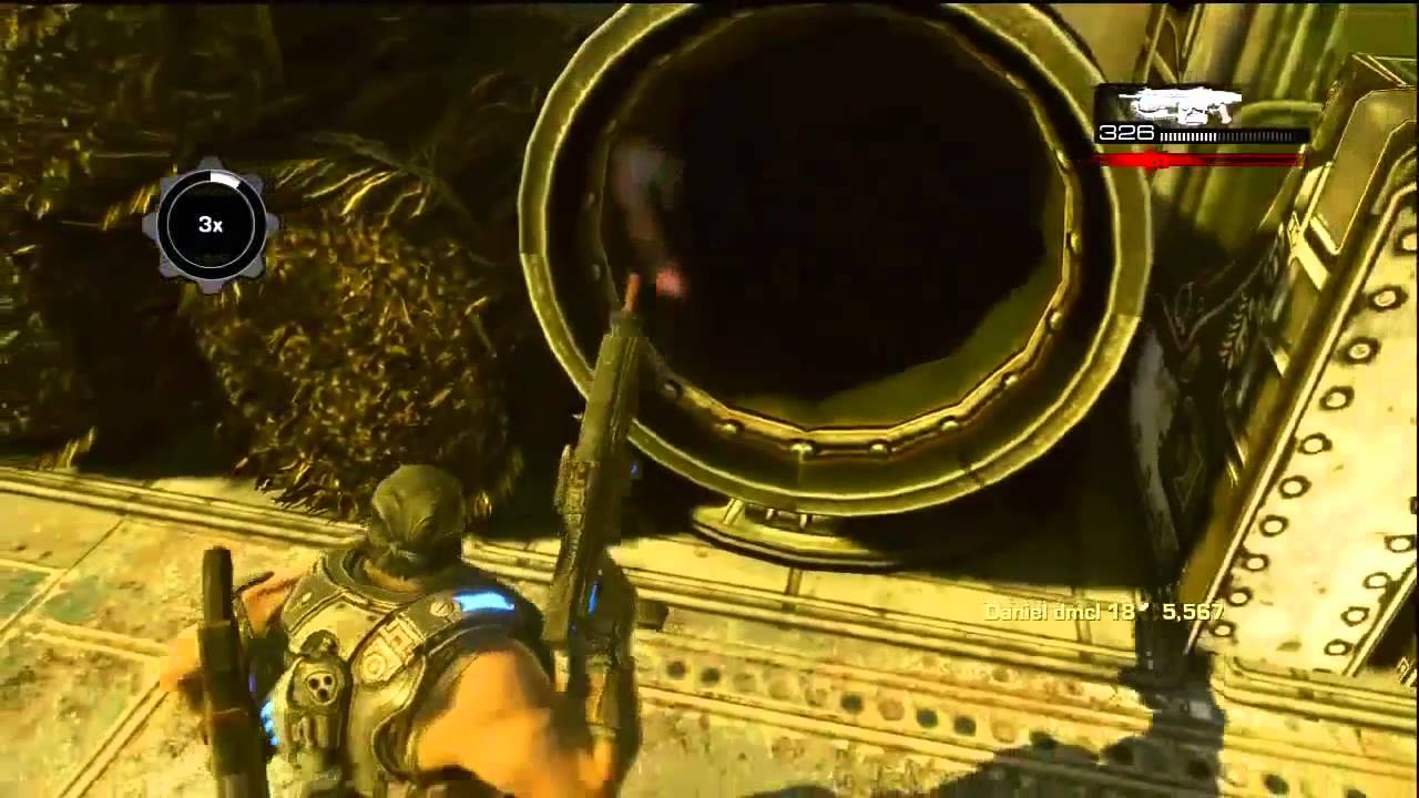 Gears of war 3Golden Lambent Chicken Easter Egg YouTube