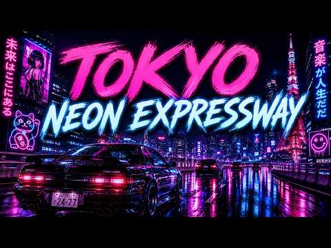 ✨ Tokyo Neon Expressway 🌌 Funky Disco House Mix | Slap Bass & Nu-Disco Grooves