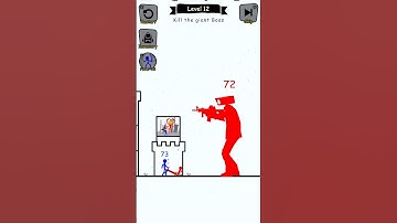 Stick Hero Tower Defense game shorts video 🚽 Level 11-12