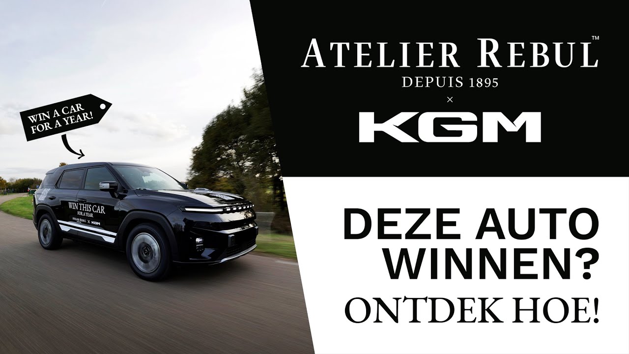 Atelier Rebul & KGM | Win een auto!