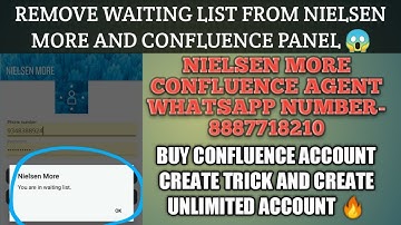 REMOVE NIELSEN MORE AND CONFLUENCE PANEL WAITING LIST 😱 | CREATE NEW ACCOUNT WITHOUT WAITING LIST 🔥🔥