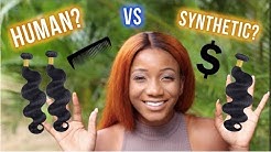 Human hair vs Synthetic Hair Comparison! Which to buy? Aliexpress or Beauty Supply Store 2019