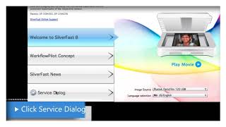 Plustek OpticFilm -SilverFast Software Reset