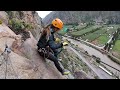 Climbing to the first HANGING LODGE in the World - SKYLODGE PERU - Via Ferrata & Zipline