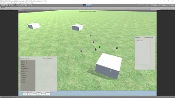 Unity early prototype town building game