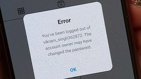 Instagram error | You