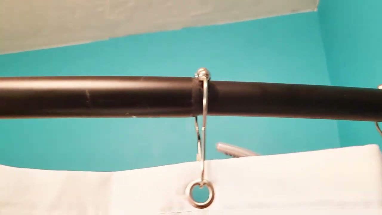 YNL Curved Shower Curtain Rod 35 82In2 9 6 8Ft, Matte Black Rounded Rustproof Shower Rod