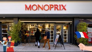 Monoprix Supermarket In France