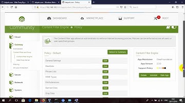 web proxy server pada clear os 7