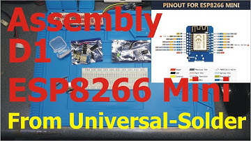 Assembly ESP8266 D1 MINI from UNIVERSAL SOLDER